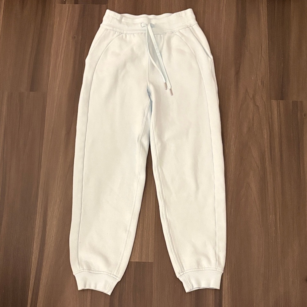 Lululemon Sheer Blue Scuba Joggers